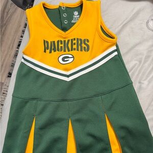 Toddle Green Bay Packers Cheer Outfit